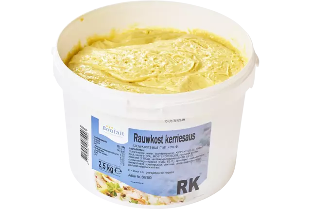Sauce curry crudités 2,5kg pièce